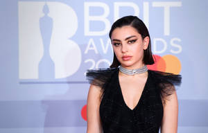 Charli Xcx Brit Red Carpet Outfit Wallpaper