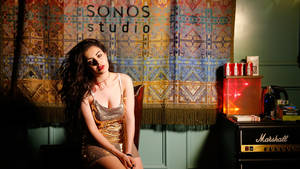 Charli Xcx In Sonos Studio Wallpaper