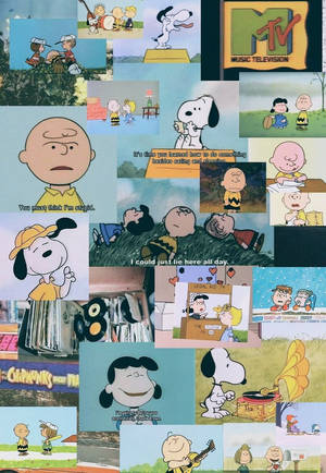 Charlie Brown Collage Wallpaper