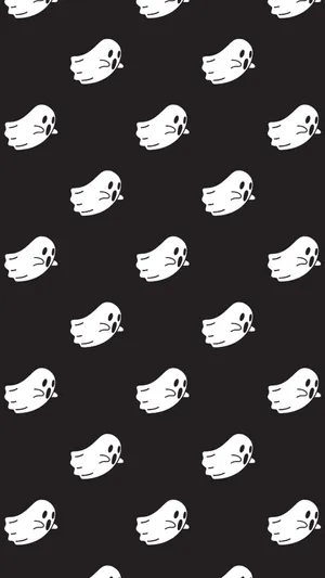 Chasing Ghost Aesthetic Pattern Wallpaper