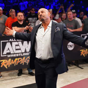 Chavo Guerrero Jr. At Aew Event 2021 Wallpaper