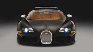 Check Out This Jaw-dropping, Aerodynamic Red And Black Bugatti Wallpaper