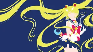 Cheerful & Magical, A Sailor Moon-themed Pattern Wallpaper