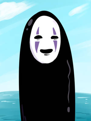 Cheery No-face Artwork Wallpaper