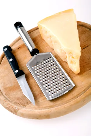 Cheese With Grater And Knife Wallpaper