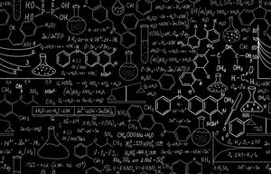 Chemistry Equation On Blackboard Wallpaper