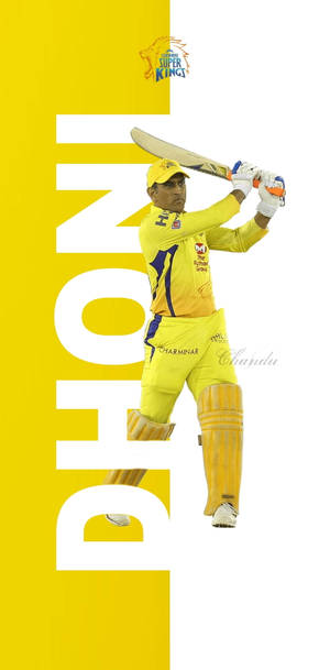 Chennai Super Kings White Yellow Wallpaper