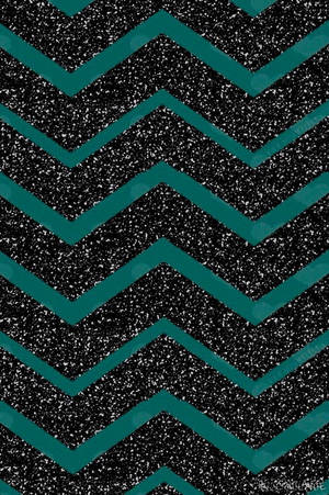 Chevron Sparkle Dark Teal Iphone Wallpaper