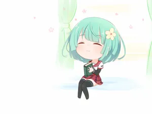 Chibi Anime Natsume Kako Wallpaper