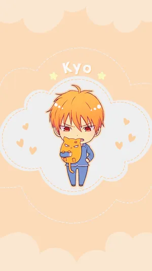 Chibi Fruits Basket Kyo Wallpaper