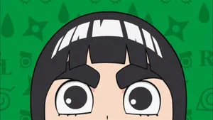 Chibi Half Face Rock Lee Wallpaper