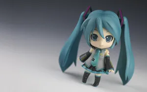 Chibi Miku Hatsune Figure Wallpaper