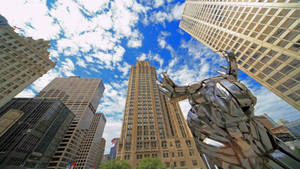 Chicago Skyscrapers At Daytime Wallpaper