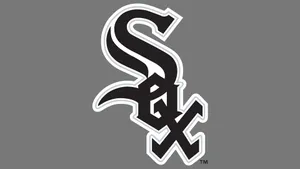 Chicago White Sox Logo In Gray Wallpaper