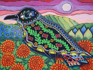 Chicano Mexican Folk Art Wallpaper