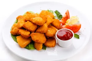 Chicken Nuggets With Tomatoes Wallpaper
