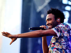 Childish Gambino Performing Live Wallpaper