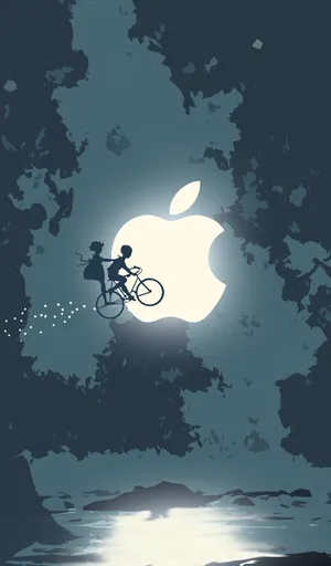 Children On Bike Amazing Apple Hd Iphone Wallpaper