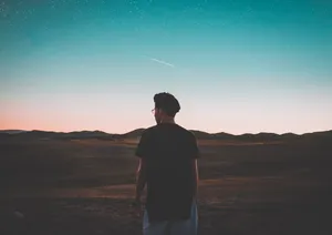 Chill Aesthetic In The Mountains Wallpaper