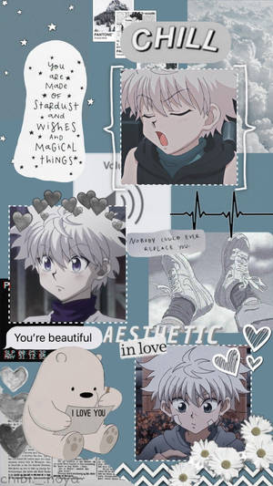 Chill Killua Iphone Wallpaper