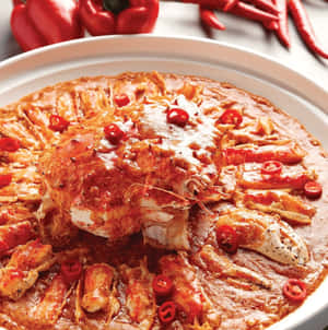 Chilli Crab Meat Dish Wallpaper