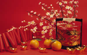 Chinese New Year 2022 Arrangement Wallpaper