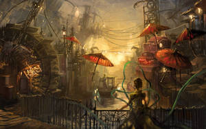 Chinese Steampunk Adventure Wallpaper