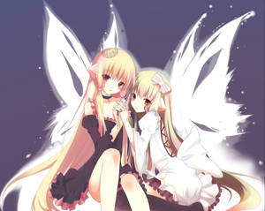 Chobit Fairy Twins Wallpaper