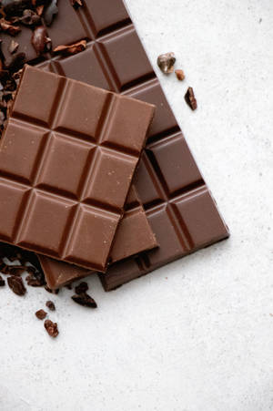 Chocolate Bars Pile Wallpaper