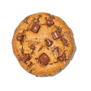 Chocolate Chip Cookie Top View Wallpaper