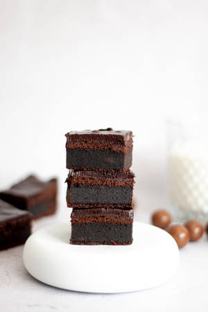 Chocolate Fudge Bars Wallpaper