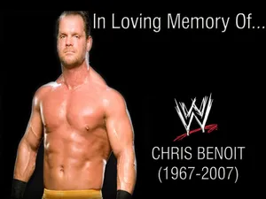 Chris Benoit Memorial Digital Art Wallpaper