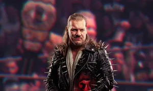 Chris Jericho Aew Spiky Jacket Wallpaper