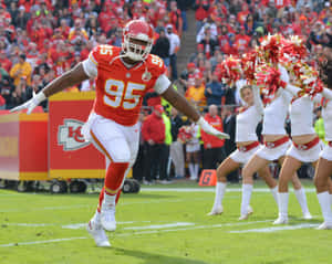 Chris Jones American Football Player Wallpaper