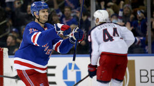 Chris Kreider Rangers Vladislav Gavrikov Blue Jacket Wallpaper