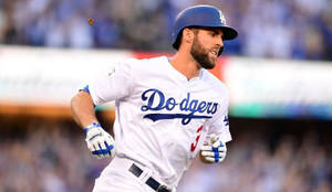 Chris Taylor Running During A Game Wallpaper