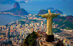 Christ The Redeemer God Laptop Wallpaper