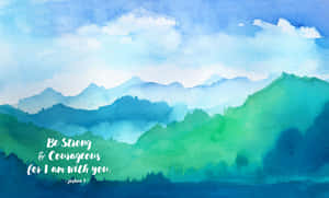 Christian Desktop Mountain Art Wallpaper