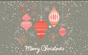 Christmas Aesthetic Desktop Colorful Decors Wallpaper