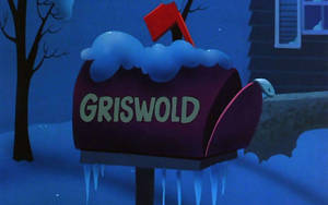 Christmas Vacation Griswold Red Mailbox Wallpaper