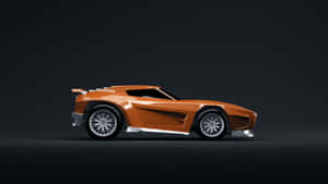 Chrome Orange Rocket League 4k Wallpaper