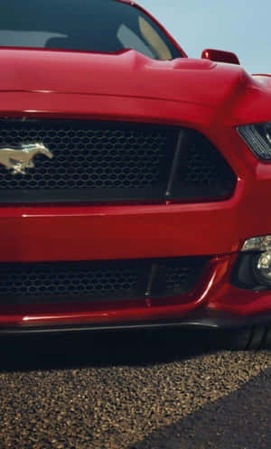 Chrome Red Car With Latest Iphone Wallpaper