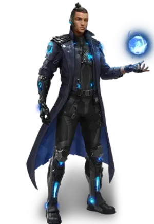 Chrono As Free Fire Character Wallpaper