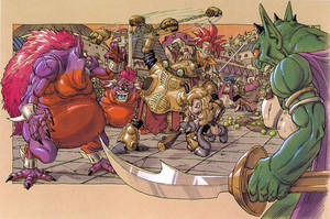 Chrono Trigger Character Comic Art Wallpaper