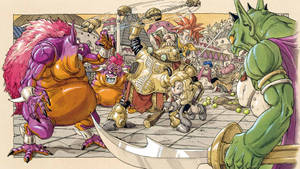 Chrono Trigger Monster Encounter Wallpaper