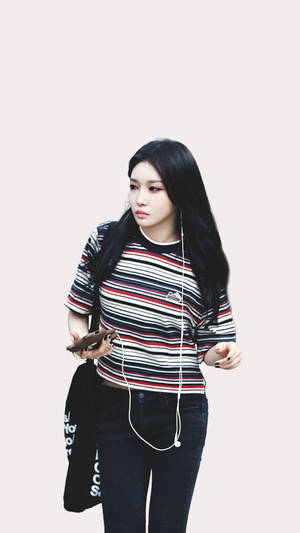 Chungha Airport Fashion Wallpaper