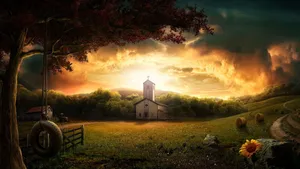 Church Laptop 1366 X 768 Wallpaper