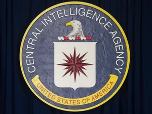 Cia Logo Textured Seal Wallpaper