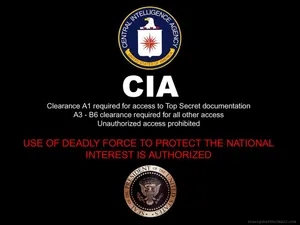 Cia Logo With President Seal Wallpaper