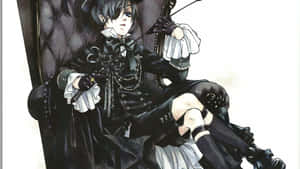 Ciel Phantomhive, The Enigmatic Young Noble Of The Phantomhive Family Wallpaper